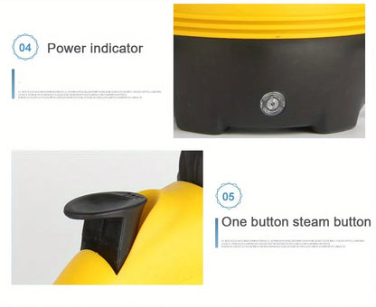 Handheld High-Temperature Steam Cleaner – Multi-Surface Kitchen, Bathroom & Car Cleaning Tool