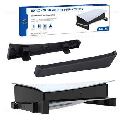 2pcs Cooling Base Bracket Stand for PS5 - Horizontal Dock Mount Holder for Disc and Digital Edition Console, PS5 Gaming Accessories
