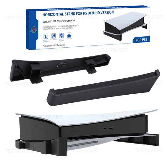 2pcs Cooling Base Bracket Stand for PS5 - Horizontal Dock Mount Holder for Disc and Digital Edition Console, PS5 Gaming Accessories