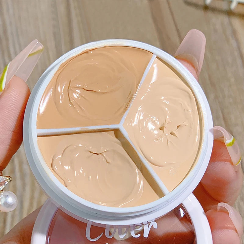 XIXI 3-Color Concealer Palette - Acne Spot, Dark Circle & Skin Tone Correction Makeup