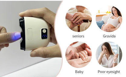 Electric Nail Clipper – 3-Speed Automatic Nail Cutter with Storage, LCD Light & USB Charging for Adults, Seniors, Babies, and Kids