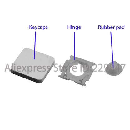 Logitech Craft MX Keys S Keyboard Replacement - Black & Gray Keycap and Hinge Repair Parts