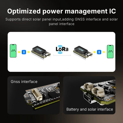 Heltec WiFi LoRa 32 V4 GNSS ESP32 Dev Board - SX1262 LoRa, WiFi, BLE, OLED & 863–928MHz