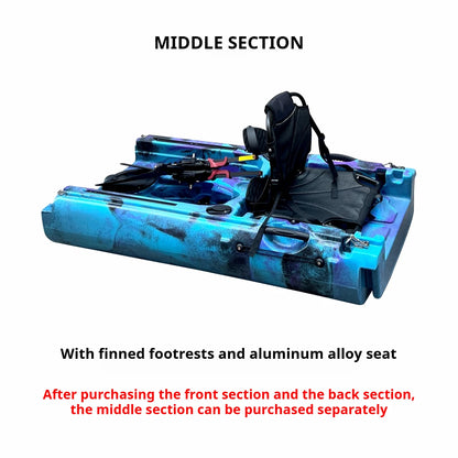 Modular Electric & Pedal-Driven Kayak – Portable Detachable Canoe, Lightweight Inflatable Folding Boat for Fishing & Adventure