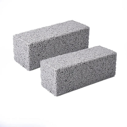 BBQ Grill Cleaning Pumice Brick Brush – Heavy Duty Barbecue Rack Scrubber for Outdoor Kitchen Grill Grease & Residue Removal