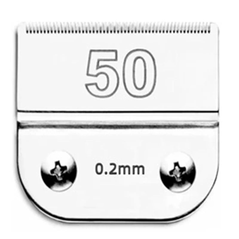 Professional Pet Dog Clipper Blades Set (3F–50#) – Compatible with Andis, Oster A5 & Wahl KM Animal Grooming Clippers Replacement Blades