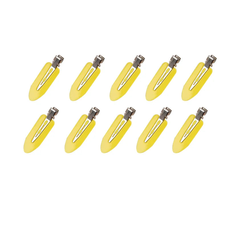 10PCS No Crease Hair Clips Set – Basic Hairpins for Women & Girls, No Bend, Styling & Makeup Accessories