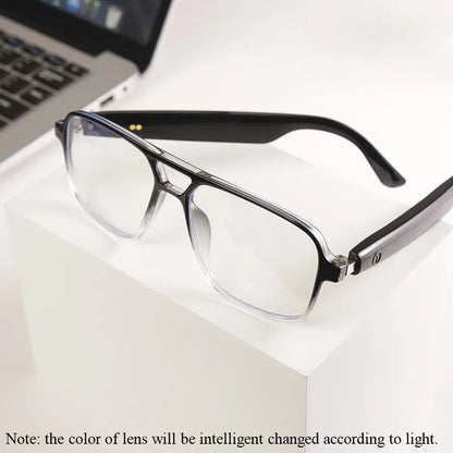 Smart Glasses GS10 – Color-Changing Bluetooth Glasses with Call, Voice Assistant, Camera & Music Playback for Men & Women