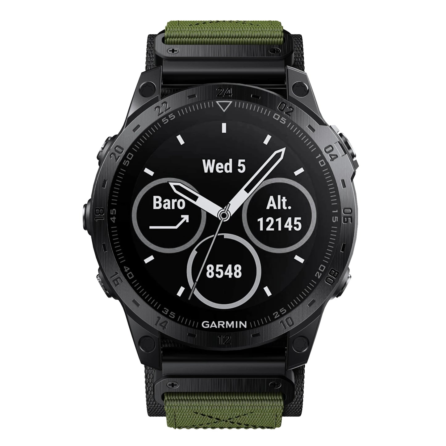 Nylon Quick Fit Loop Strap for Garmin Fenix & Forerunner — 22mm, 26mm Bands for Fenix 7X/7 Pro/6X/6/5X/5 Plus, Tactix 7, Forerunner 965/955, Enduro 2