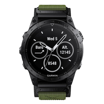 Nylon Quick Fit Loop Strap for Garmin Fenix & Forerunner — 22mm, 26mm Bands for Fenix 7X/7 Pro/6X/6/5X/5 Plus, Tactix 7, Forerunner 965/955, Enduro 2