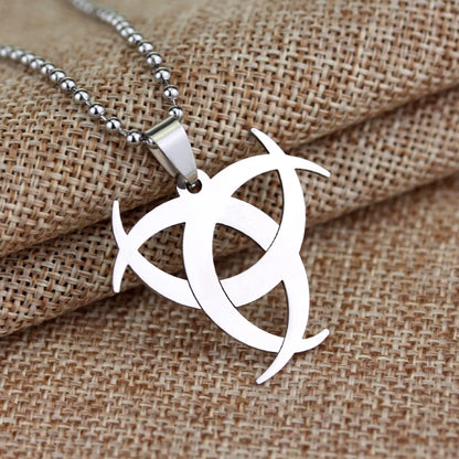 Resident Evil Symbol Necklace - Unisex Pendant Chain for Cosplay, Parties & Fan Gifts