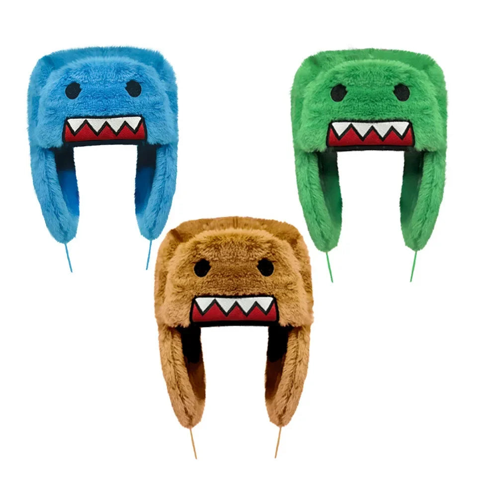 Kids Winter Ushanka Hat - Warm Cartoon Anime Earflap Cap for Boys & Girls