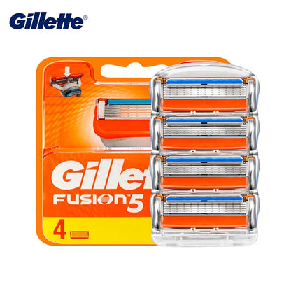 Gillette Fusion 5 Razor Blade Refills - 5-Layer Manual Shaving Head for Men's Face Care and Beard Removal