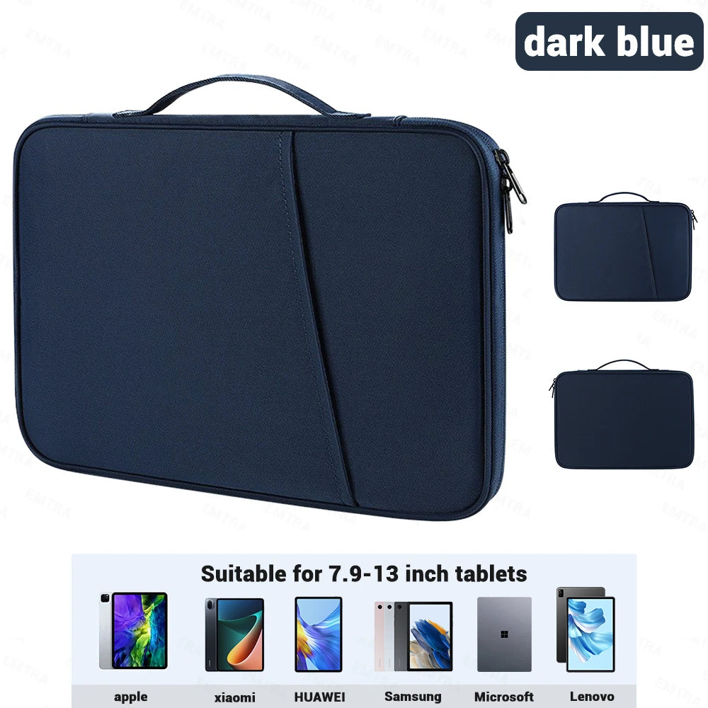 EMTRA Tablet Handbag Case - Shockproof Cover for iPad Mini 6, Air 4/5, Pro 11/12.9, Xiaomi Pad 5 & Kindle