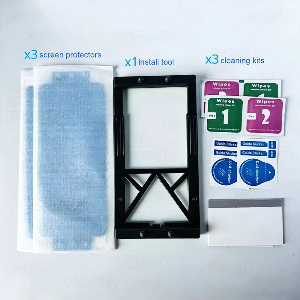 NNBILI 3PCS Ceramic Hydrogel Screen Protector - Samsung Galaxy S26/S25/S24/S23/S22/S21/S20/S10/S9 with Install Kit