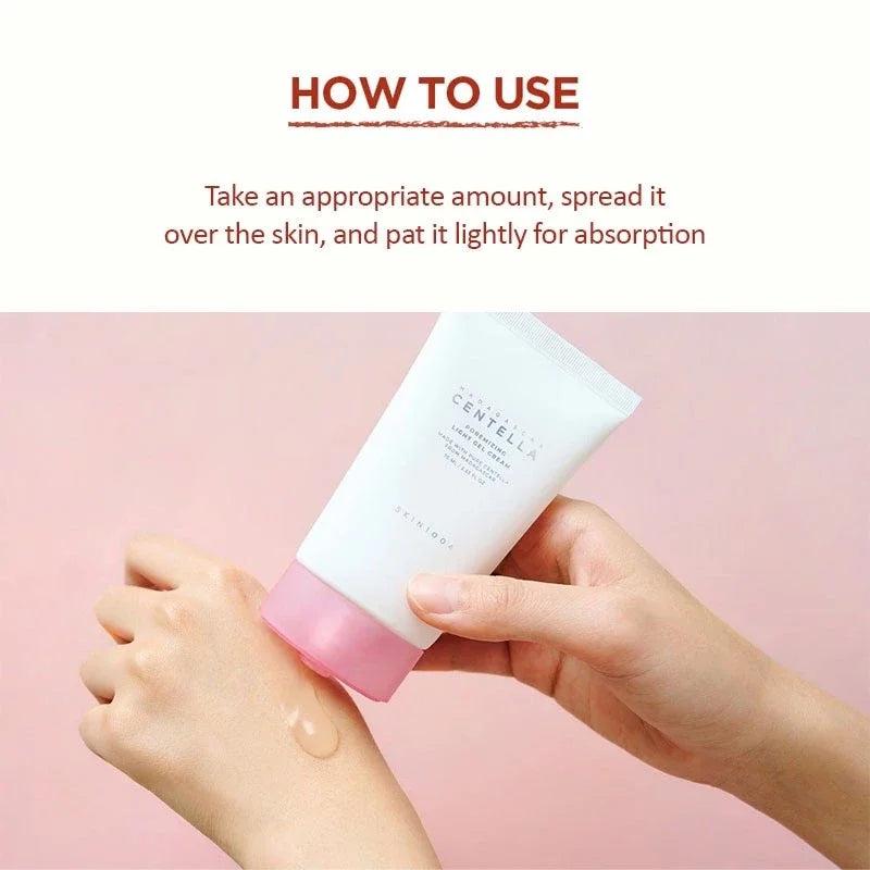 SKIN1004 Madagascar Centella Poremizing Light Gel Cream 75ml — Deep Hydration & Pore Care Facial Skincare