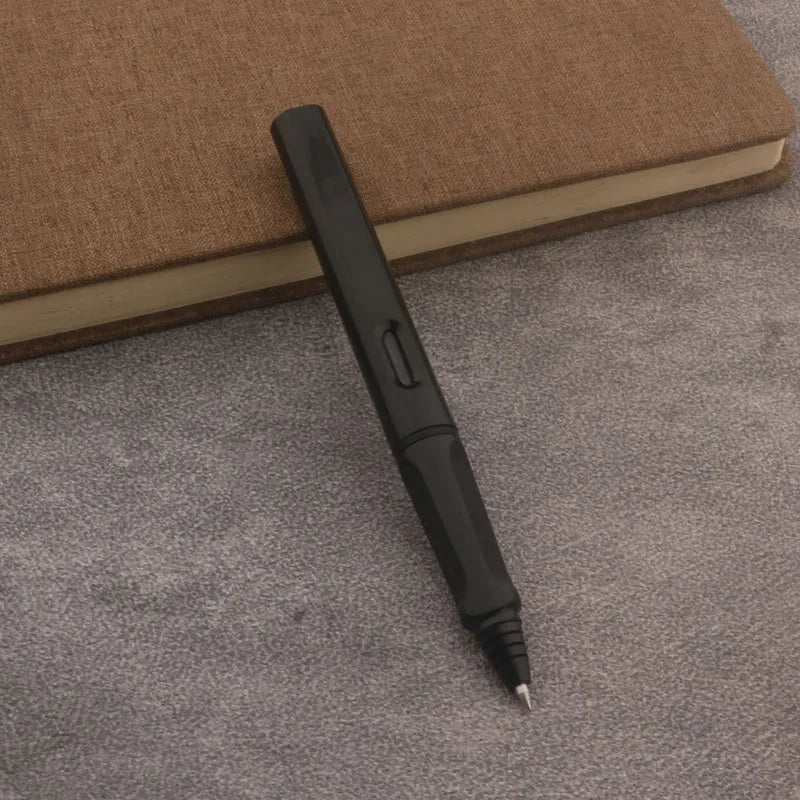 High Quality Transparent White Piston Fountain Pen with Bullet Nib 0.38mm/0.5mm for Office & School Stationery