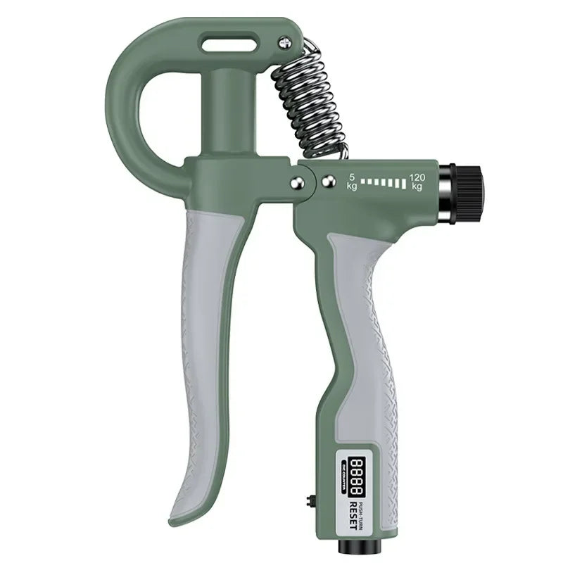 Adjustable Hand Grip Strengthener - 5-120kg Steel Spring Finger Expander Wrist & Forearm Trainer for Fitness Exercise