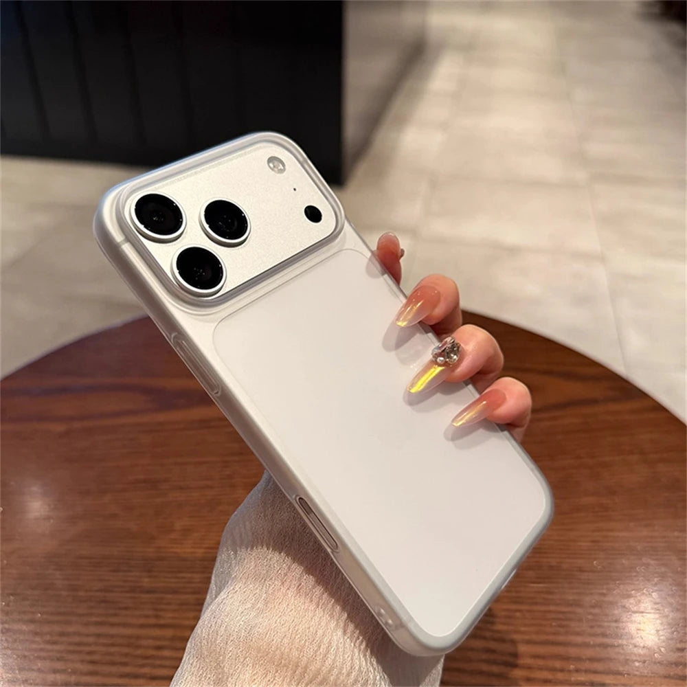 Ultra-Thin Clear iPhone Case - Transparent HD Hard PC Slim Matte Frosted Cover for iPhone 12–18, Plus, Air & Pro Max Models