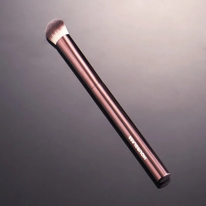HG Pro Retractable Foundation Makeup Brush – Powder, Contour, Blusher & Highlight with Metal Handle