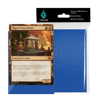 100Pcs 66×91mm Trading Card Sleeves - Soft Penny Sleeves for MTG, Yu-Gi-Oh! & Baseball Cards