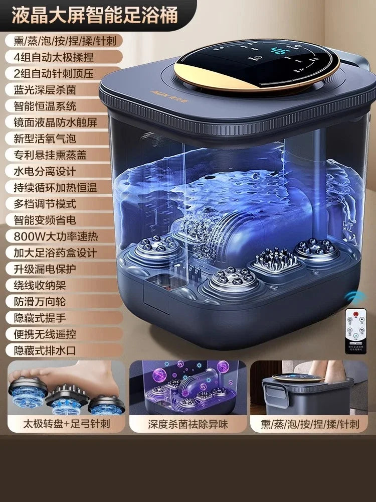 Automatic Heated Foot Bath - Electric Deep Foot Spa Massager with Constant Temperature