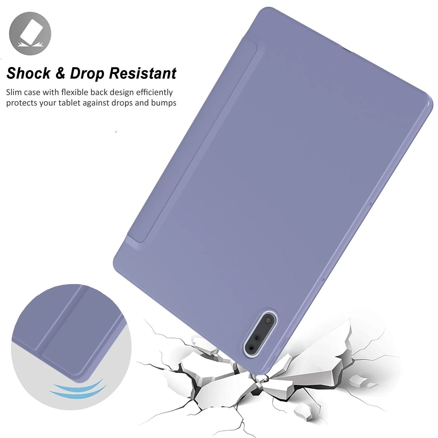 Tablet Case for Lenovo Tab M10 Plus 3rd Gen 10.6" – Smart Stand Cover for Xiaoxin Pad, Tab P11 Plus, and M11 11"