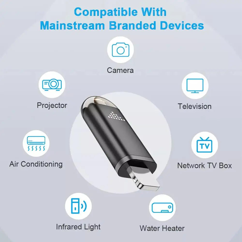 IR Wireless Infrared Remote Control Adapter – Smart App Transmitter for iPhone & Mobile Devices