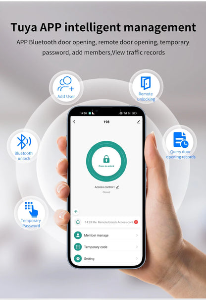Asia Teco 5-Inch Face Recognition Access Control – WiFi TCP/IP Attendance Machine with Tuya App & Fingerprint Scanner