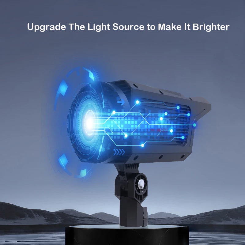 150W LED Video Light - Daylight-Balanced Photography & Live Streaming Lamp with Remote Control and 3-Color Lighting