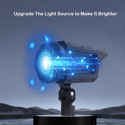 150W LED Video Light - Daylight-Balanced Photography & Live Streaming Lamp with Remote Control and 3-Color Lighting