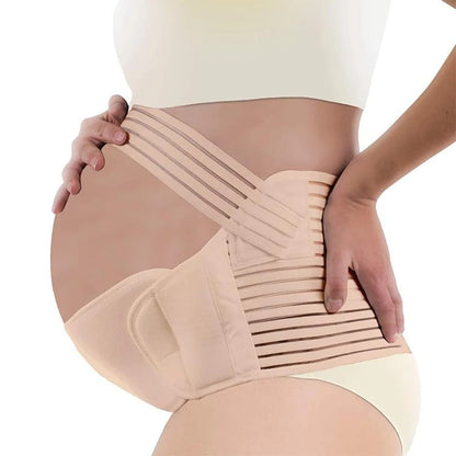 Pregnancy Support Belly Band — Adjustable Maternity Waist & Back Brace for Abdomen Care and Comfort