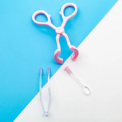 Contact Lens Insertion & Removal Tool Kit Eye-Opening Aid Eyelid Stretcher for Hassle-Free Color Contact Lens Application