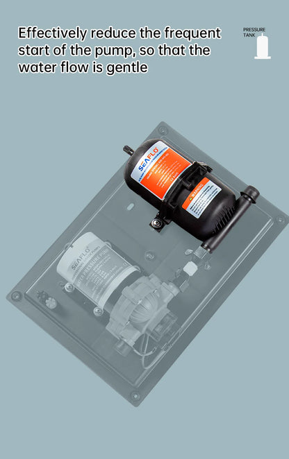 0.75L 1L 125PSI Pre-Pressurized Accumulator Tank – Water Pressure Storage Vessel for Pump Flow Control
