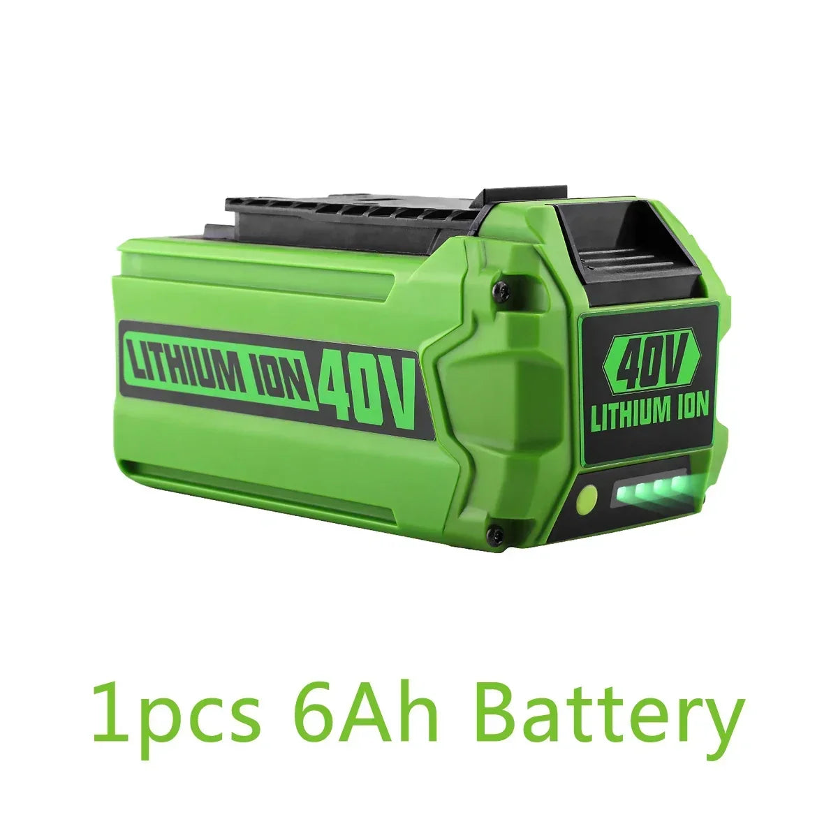 Greenworks 40V 6Ah G-MAX Li-Ion Replacement Battery – Compatible with Lawn Mowers & Power Tools