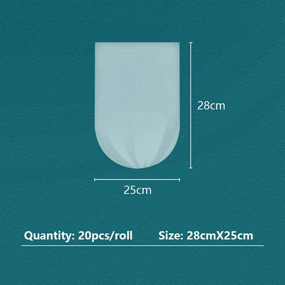 5Roll 100Pcs Mini Garbage Bags – Thickened Disposable Trash Bags for Household & Desktop Use, Kitchen Tools