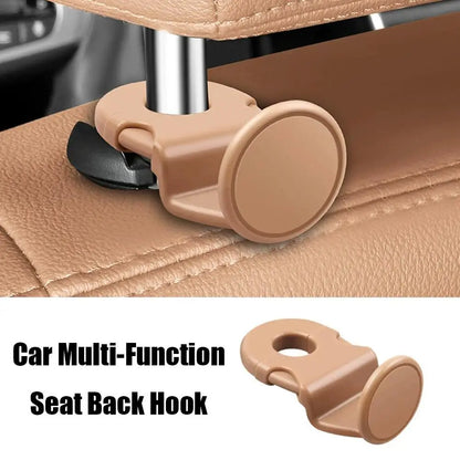 Universal Car Headrest Hooks — Heavy-Duty Back Seat Organizer & Multi-Function Interior Storage Holder