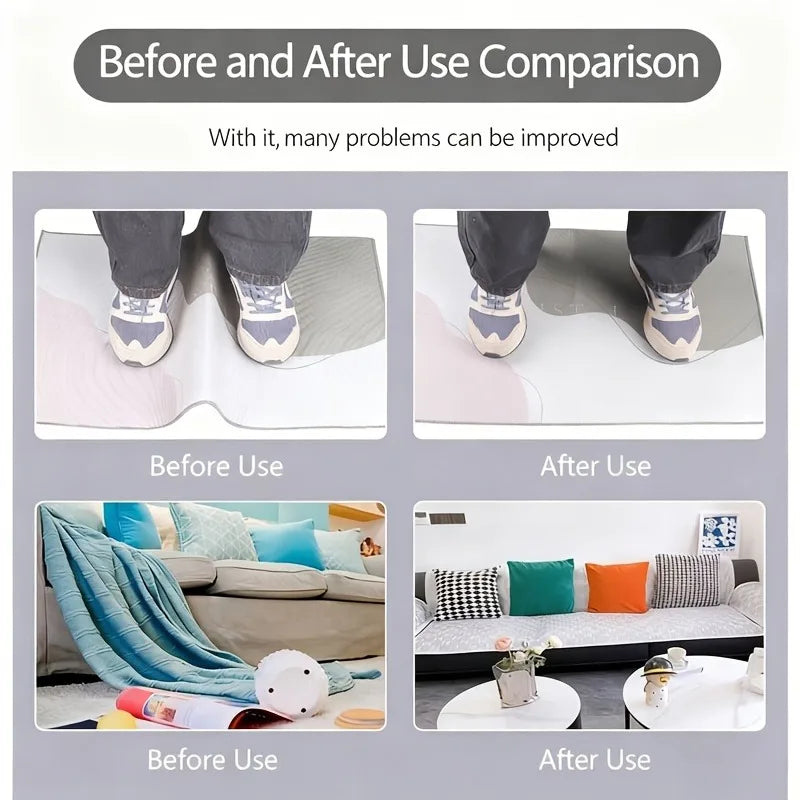 Non-Slip Gel Cup Pads – Silent Grip Anti-Slip Stickers for Mugs, Thermos, Pots, Carpets, Sofa & Toilet Seat Mats