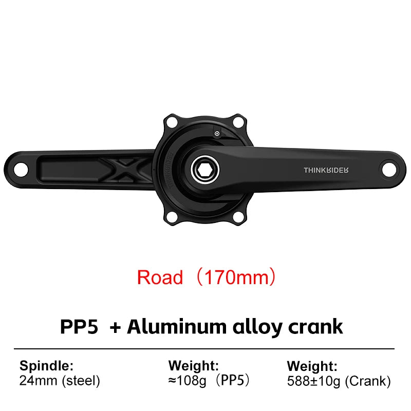 THINKRIDER PP5 Bike Power Meter - 4-Bolt 110BCD Cadence Crankset for Shimano