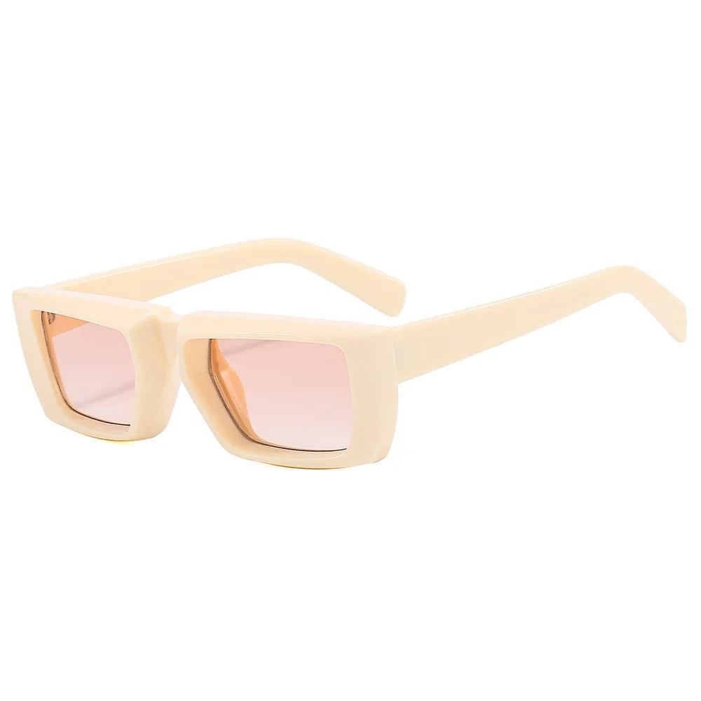 New Y2K Square Sunglasses for Men & Women – Trendy UV400 Designer Shades Eyewear