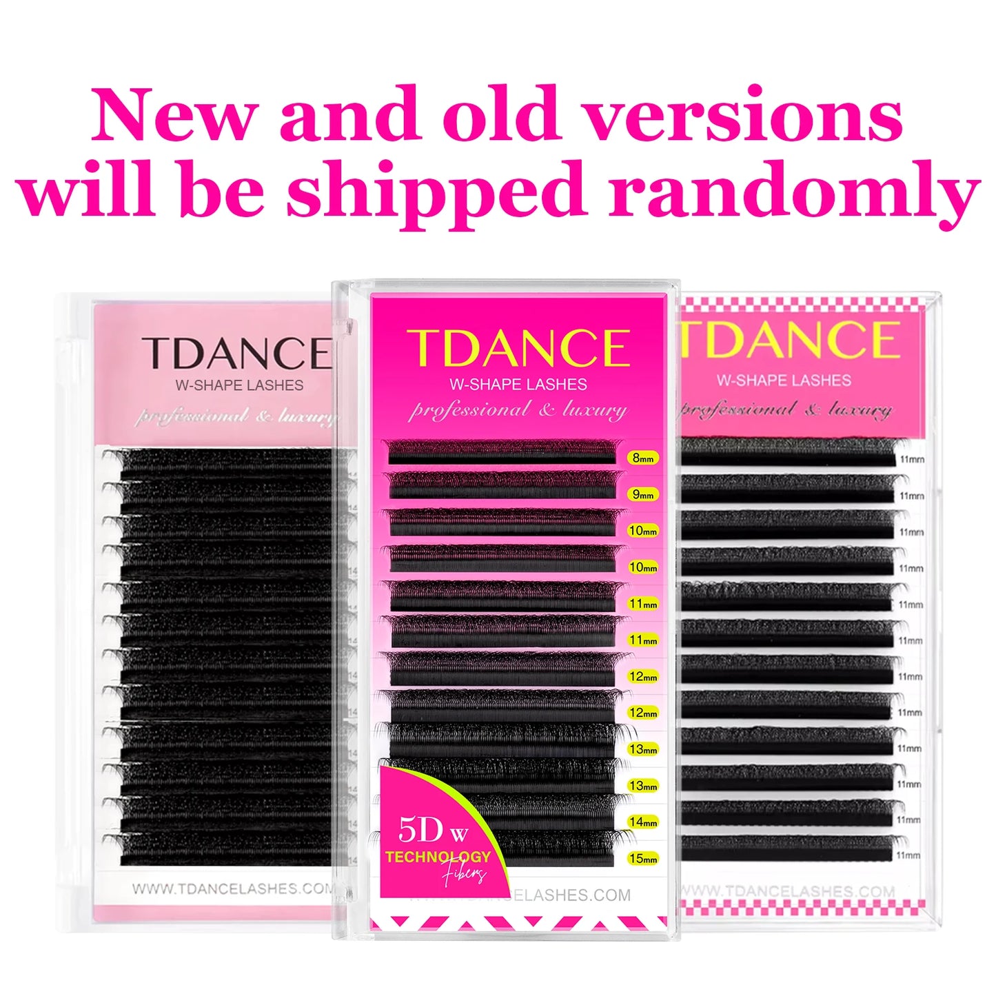 TDANCE 3D–6D Premade Fan Eyelash Extensions – W Style Faux Mink Soft Bloom Automatic Flowering Volume Lashes for Natural Salon-Quality Look