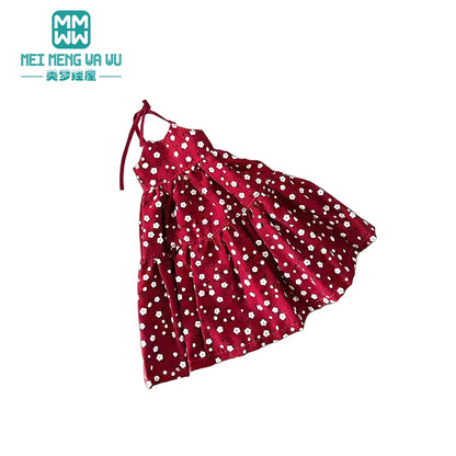 Doll Clothes Set — Fashion Polka Dot Shirts, Sundresses & Sweatshirts for Blythe, Azone, OB22, OB24 Doll Accessories