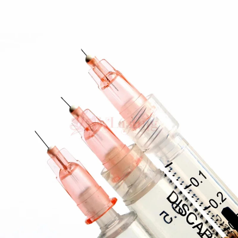 100pcs 32G Disposable Syringe Needles (4mm, 6mm, 8mm, 13mm) - Painless Small Needle Irrigator & Eyelid Tool Parts
