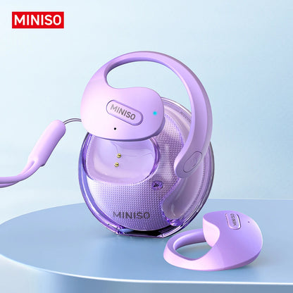 MINISO X15Pro Translator Bluetooth Earphones — Wireless Headset for Travel & Office, 5.4 AI Translation, ASMR App Compatible