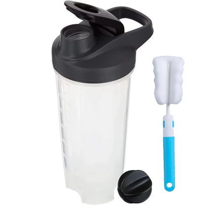 28oz Protein Shaker Bottle with Whisk Ball – Leakproof Travel Blender Cup with Handle for Fitness, Gym & Protein Smoothies