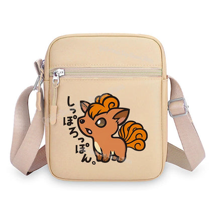 Pokemon Pikachu Cartoon Shoulder Bag – Large Crossbody Messenger Bag for Boys & Girls School Handbag