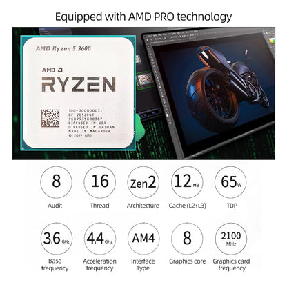 AMD Ryzen 5 3600 – 3.6GHz 6-Core 12-Thread LGA AM4 CPU Processor