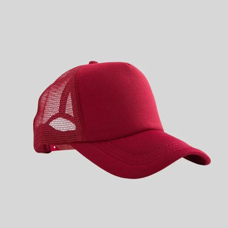 Personalized Logo Trucker Hats - Custom Foam Mesh Baseball Caps for Men & Women, Snapback Sun Hats