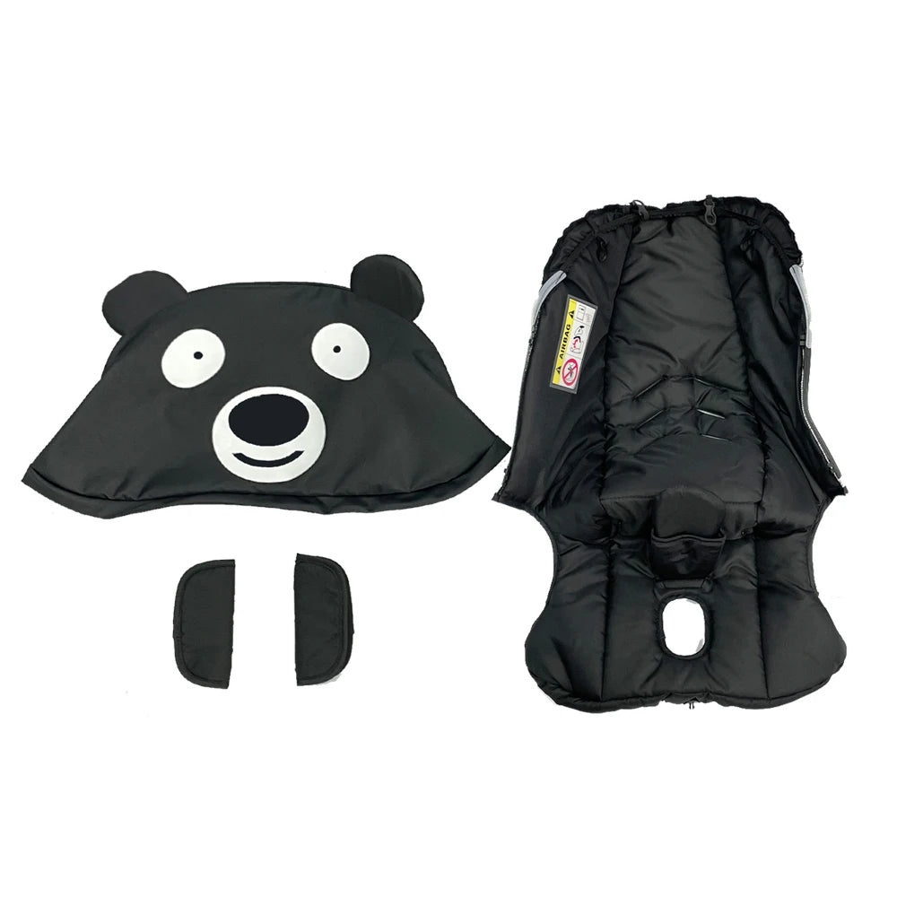 Stroller Accessories 4-in-1 Kit — Canopy, Seat Cushion, Changing Cover & Sunshade for Doona Car Seat Stroller