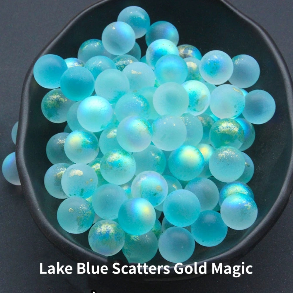 10PCS Starry Glass Marbles - Decorative Marble Set For Aquarium, Garden Pathway, Bonsai & Fun Games Accessories